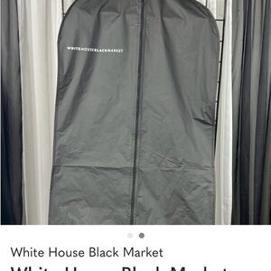 White House Black Market Black Garment Cover